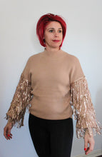 Load image into Gallery viewer, Sequin fringe sweater