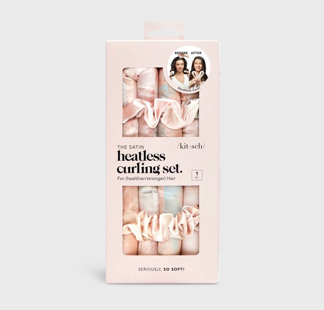 Satin Heatless Curling Set
